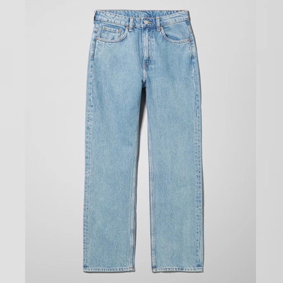 Weekday Voyage High Waist Comfort Straight Jeans - Picture 3 of 9